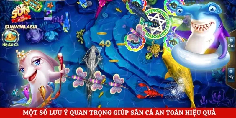 Một số lưu ý quan trọng giúp săn cá an toàn hiệu quả