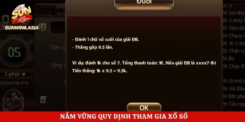 Nắm vững quy định tham gia xổ số