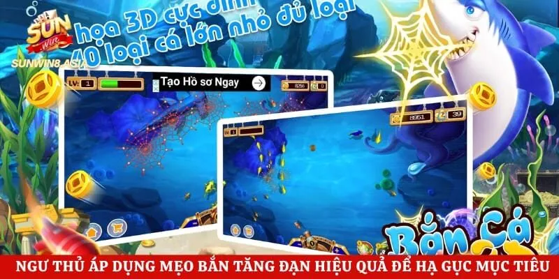 Ngư thủ áp dụng mẹo bắn tăng đạn hiệu quả để hạ gục mục tiêu