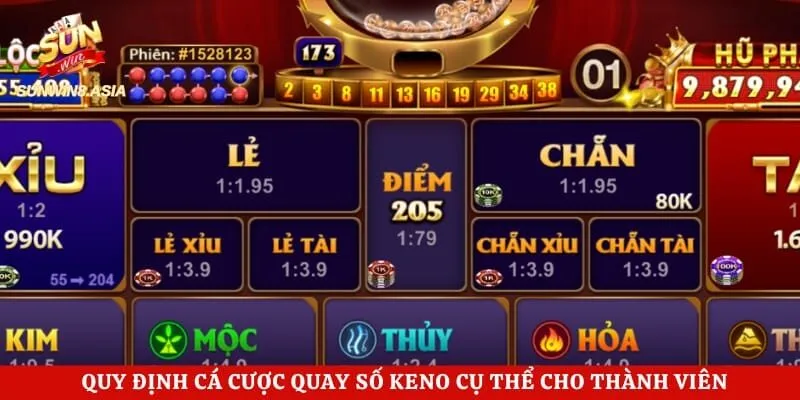Xổ Số Keno Sunwin - Đỉnh Cao Giải Trí Kiếm Tiền Tỷ Cực Dễ 3 Quy định cá cược quay số keno cụ thể cho thành viên
