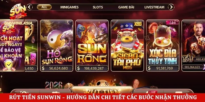 Rút Tiền Sunwin - Hướng Dẫn Chi Tiết Các Bước Nhận Thưởng Nhanh 2 Rút Tiền Sunwin – Hướng Dẫn Chi Tiết Các Bước Nhận Thưởng Nhanh
