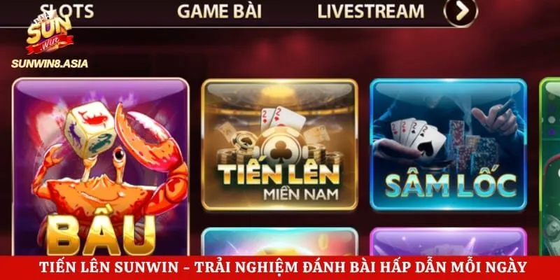 Tiến Lên Sunwin - Trải Nghiệm Đánh Bài Hấp Dẫn Mỗi Ngày 4 Tiến Lên Sunwin – Trải Nghiệm Đánh Bài Hấp Dẫn Mỗi Ngày